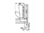 Cerniera per Ante Protrusione 0 con Molla 155°a Pressione Foro d.35 diritta Clip Top Nichelato | Blum - immagine 2